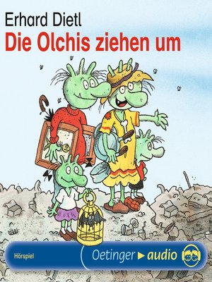 cover image of Die Olchis ziehen um